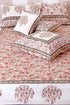 20s Cotton Cushion Cover in Block Print with Piping